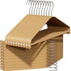 APRTAT Bamboo Clothes Hangers 30 Pack, Suit Hangers 360° Rotatable