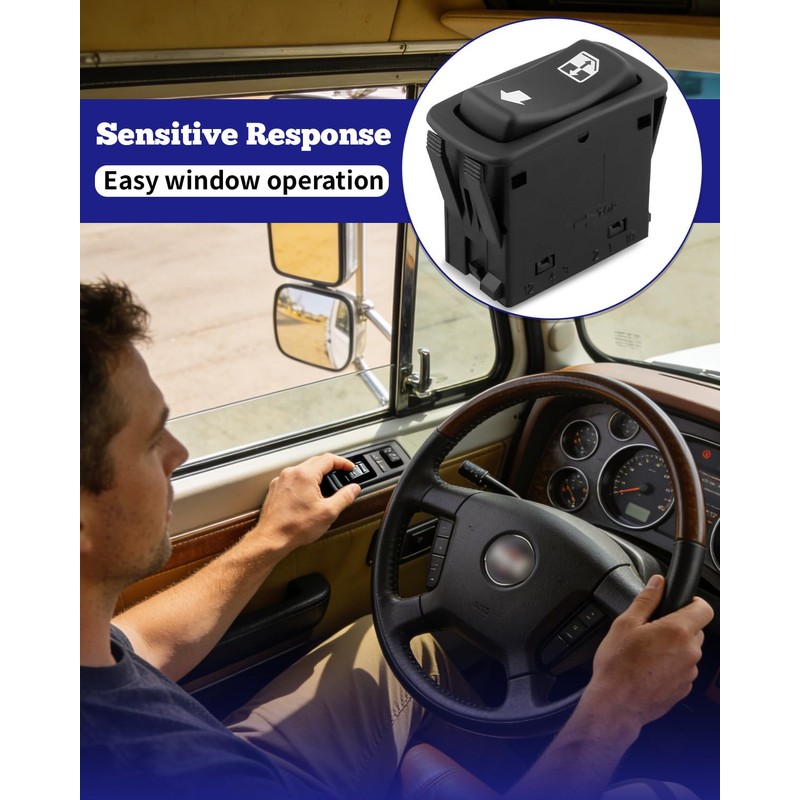 P27-6227 Door Window Switch Electric Power Switch Fit for Peterbilt