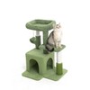 Pesofer Cat Tree, Small Cat Condo with Sisal Scratching Post