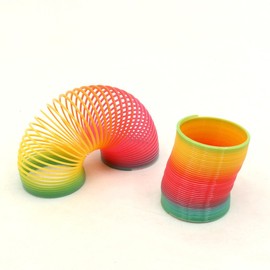 Children's Club 0180503 73148 Rainbow Mini Spring, Pack of 25