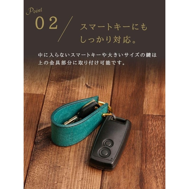 UNROOF Genuine Leather Pueblo Key Holder, Premium Leather Key Case