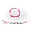 Baby Girl Stretch Bracelet and Matching Key Ring-Tag