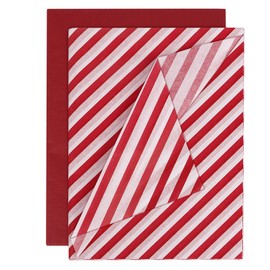 20 Sheets Red Tissue Paper 50×70 cm Gift Wrapping Paper Candy Stripe Paper Bulk for DIY Gifts Weddings Birthdays DIY Christmas Decorations
