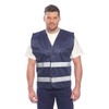 Portwest F474NARL/XL Iona Vest, Regular, Large/X-Large, Navy