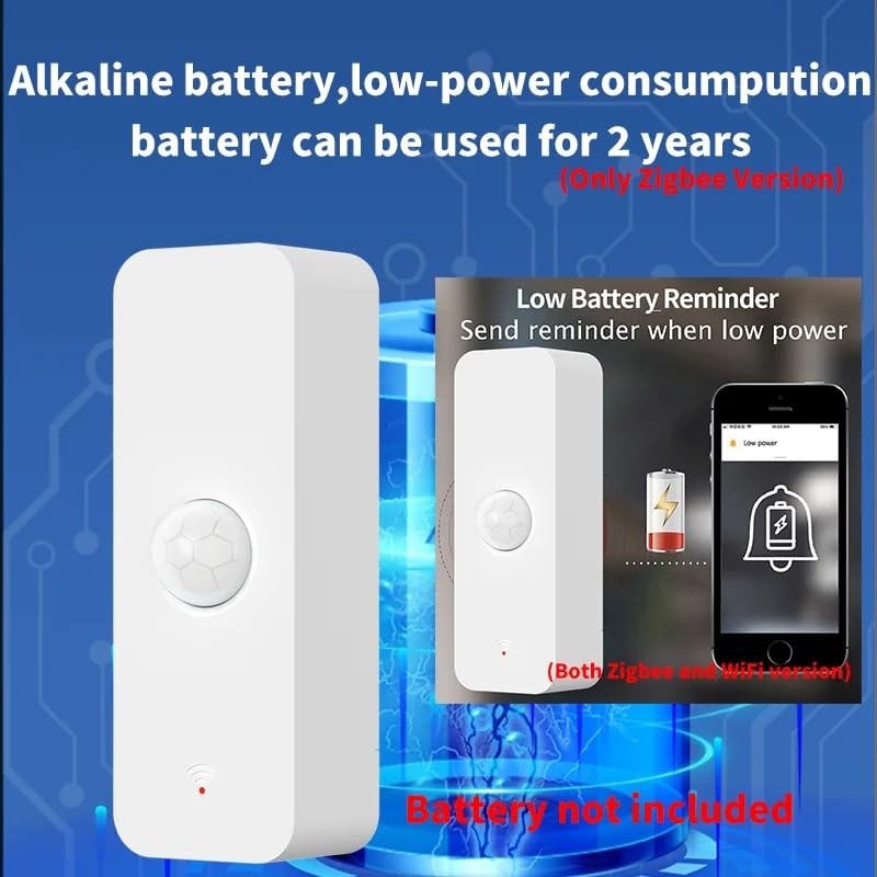 UanTii Tuya WiFi PIR Motion Sensor Movement Detector Alarm Smart