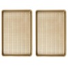 2 Pack Quarter Sheet Pan | 13'' Baking Sheet Pan