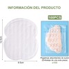 100 Pcs Almohadillas Absorbentes Desechables para el Sudor en Las