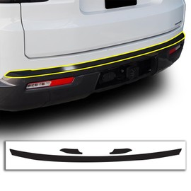 BOGAR TECH DESIGNS for Jeep Wagoneer 2022-2025 Rear Bumper Chrome Delete – Precut Vinyl Trim Overlay, Gloss Black Blackout Look