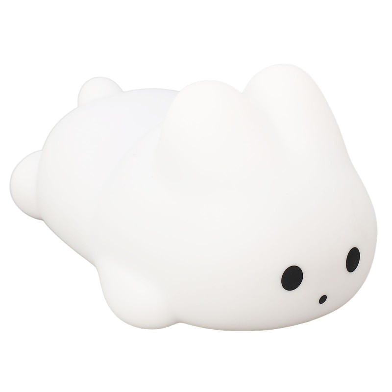 Cute Rabbit Night Light High Sensitivity Bunny Lamp Silicone Dimmable