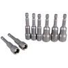 Metric Nut Driver Set Power Nut Driver Bit with 1/4"