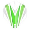 RED DRAGON Hardcore Radical Green & White Dart Flights -