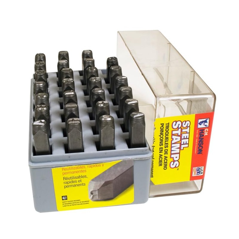 Stamp Set-1/32" Reversed Letter 27Pcs.