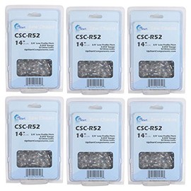 UpStart Components 6-Pack 14-Inch Chainsaw Chain Replacement for Husqvarna 436 LI - (14", 3/8".043", 52 Drive Links)