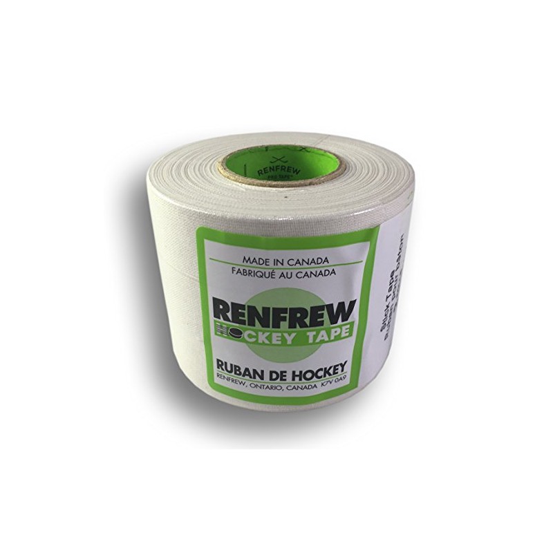 Renfrew, 1" Cloth Hockey Tape, (18m, White, 3pk)
