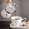 Moka Pot, Coffee Moka Pot Easy to for Camping (Creamy
