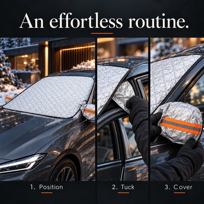 Car Windshield Snow Cover for Winter – Frost & Ice