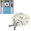 Imitation White Dogwood Wreath Simulation Vibrant Wreath Decoration for Home