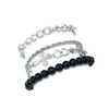 twinkle eye Cross Bracelets for Women Men Stackable Layered Stainless