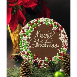 Chocolate Pizza Merry Christmas (16 oz)