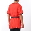 BLESSUME Medieval Viking Tunic Red Aristocrat Chevalier Cosplay Costume Talla