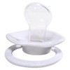 Adult Sized Pacifier Dummy for Adult Babies-Large Shield White