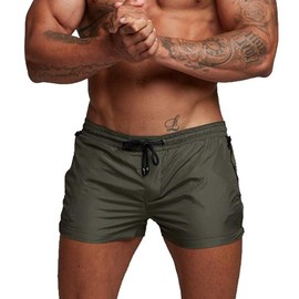Lecoon Traje de Baño Hombre Corto Bañador para Playa Natación Piscina Secado Rápido