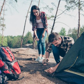 Relaxdays Tent Pegs Set of 25 Pegs for Tent, Camping and Much More, Soft & Medium Floors, Steel, 22 cm, Ground Anchor, Silver, 22 x 2 x 0.3 cm