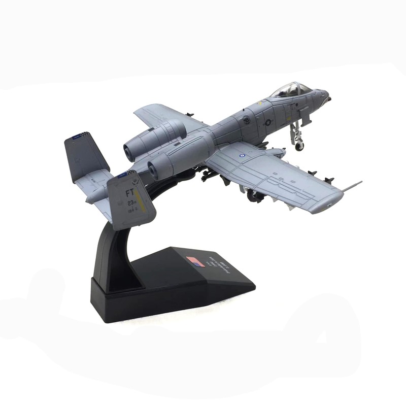 Enatuther 1/100 A-10 Warthog Model Plane A10 Thunderbolt II Jet