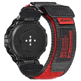 Torbollo Watch Bands Compatible with T-Rex/T-Rex 2, Rugged Nylon Sports Strap With Woven Loop Design