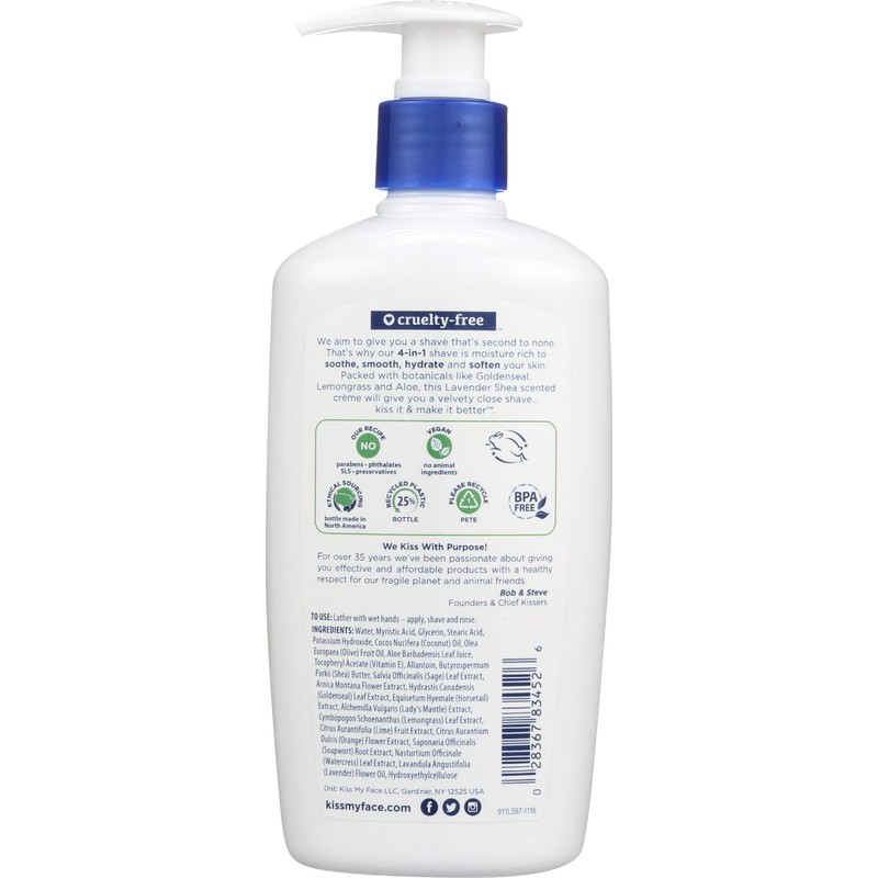 Kiss My Face - Lavender And Shea Moisture Shave, 11