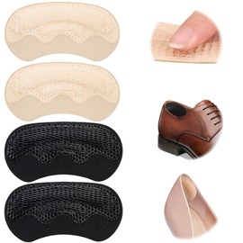 4D Cloud Heel Pads for Shoes, Heel Cushions for Women Shoes, Honeycomb Design Relieves Pain and Blisters, Loose Heel Pad for Oversized Shoe, Heel Grips for Women Men(Multicolor, 2 Pairs)