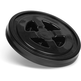 BenBow - Bucket Lid Black 31 cm x 3.2 cm - Ideal for Washing Buckets - Professional Car Wash - Motorcycle Wash and Car Care - Tightly Closed - No Leaks