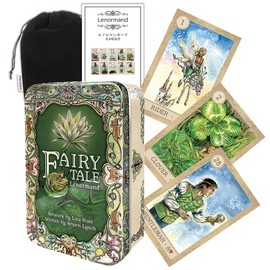 Kancharo Renolman Cards, 38 Cards, Tarot Divination, Fairy Tale Lenormand, Japanese Renolman Card Basic Instruction Manual & Pouch Included