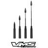 VMS RACING Telescopic Black Bullet Antenna for Ford Trucks All