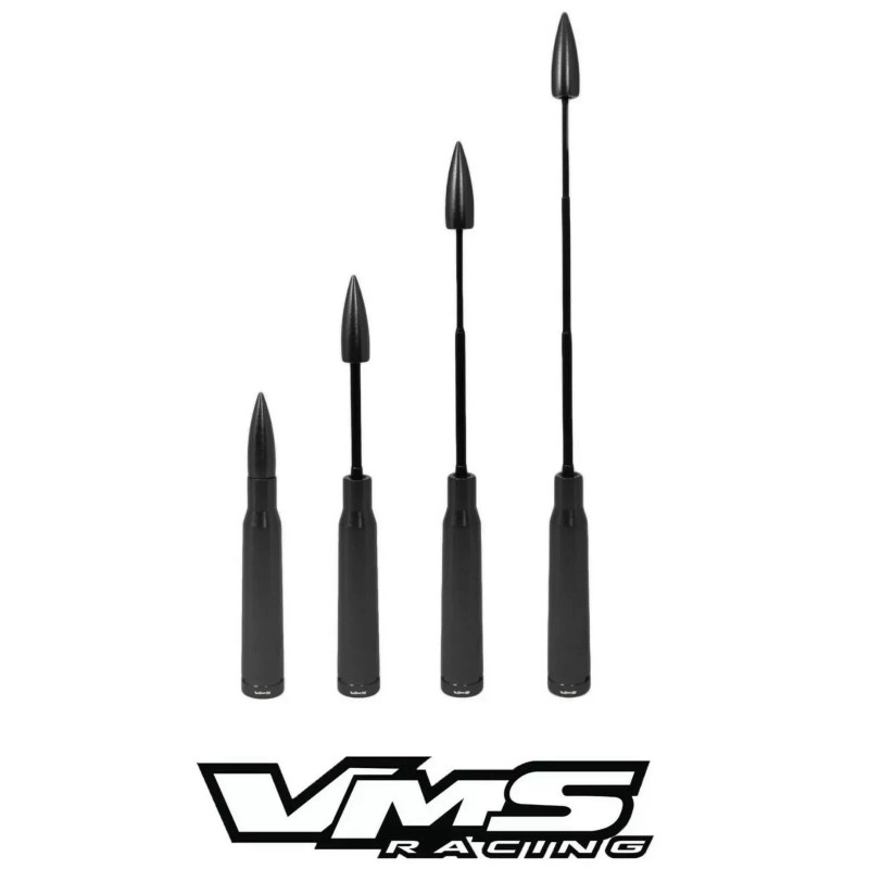 VMS RACING Telescopic Black Bullet Antenna for Ford Trucks All