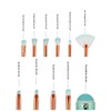 Funfunman Makeup Brushes 11PCS Make Up Foundation Eyebrow Eyeliner Blush