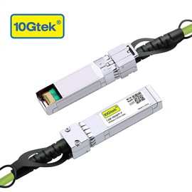 [Green] 10G SFP+ DAC Cable 7 m (23 ft), Twinax SFP+ Cable for Cisco SFP-H10GB-CU7M, Meraki, Ubiquiti UniFi, D-Link, Supermicro, Netgear, Mikrotik, Open Switches