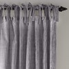 Elrene Home Fashions Korena Tie-Top Crushed Velvet Window Curtain Panel,