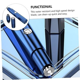 1 Set Electric Nose Hair Trimmer Shaver Compact Hair Removal Tool for Nose Ears and Sideburns for Easy Cleaning Precision Rotary Cutting System