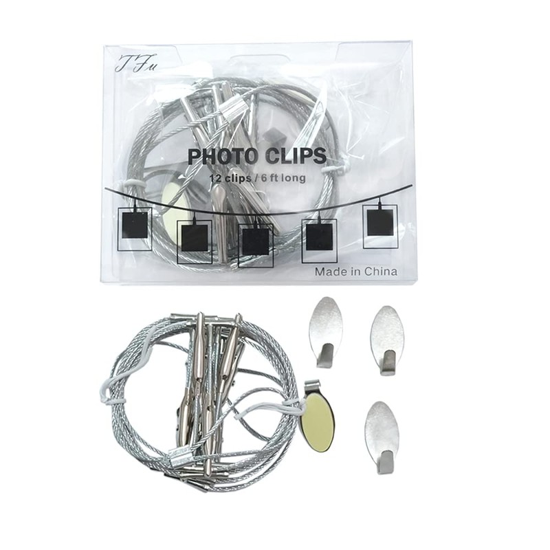 Cable multiusos de acero para colgar en la pared con