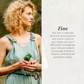 Global Healing Zinc - Gotas de suplemento líquido