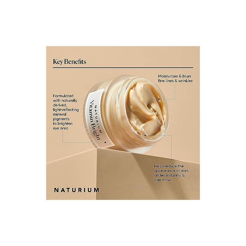 Naturium Crema Iluminadora para el Contorno de Ojos Vitamin Bright