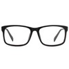 GQUEEN Fake Brille Ohne Stärke Damen Herren Nerdbrille Schwarz UV400