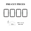 Decozayn Wall Molding Kit, Premade Wainscoting Panels, Picture Frame Moulding,