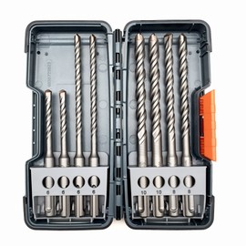 Hawera 8-Piece SDS-Plus Power L Plus Hammer Drill Bit Set in Box (2 x 6 x 50/110 mm, 2 x 6 x 100/160 mm, 2 x 8 x 100/160 mm, 2 x 10 x 100/160 mm)