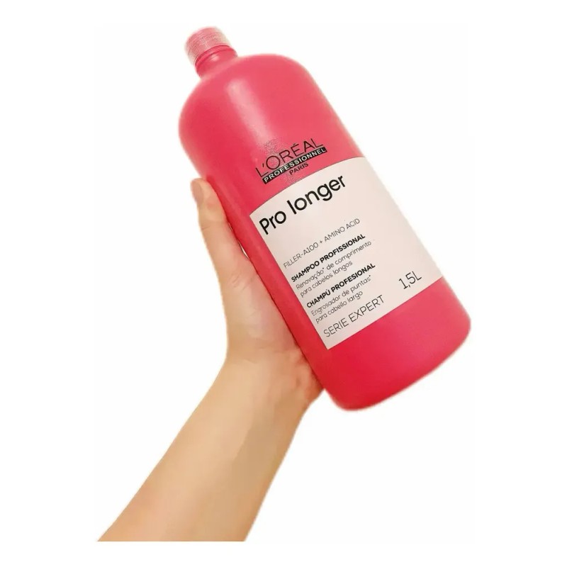 Shampoo L'Oréal Professionnel Pro Longer en botella de 1.5L por