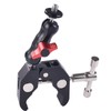 Socpuro Super Clamp, Double 360° Rotation, Double Clamp, Holds Up