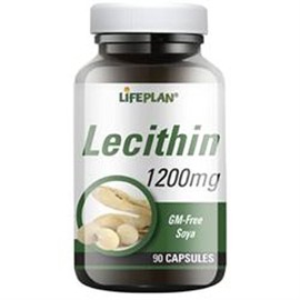 Lifeplan Lecithin GM-Free SOYA 1200mg Tablets x 90. Aids Reproduction and foetal Development