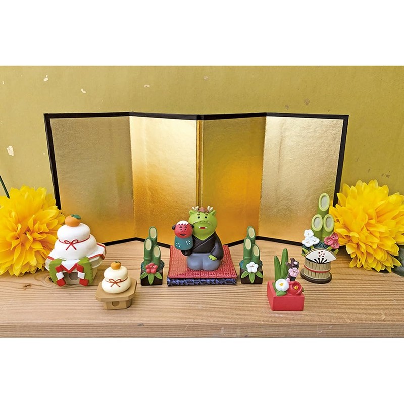 Decole Splendid Kagami Mochi Size: Approx. W4cm D4cm H5.2cm ZSG-35582G