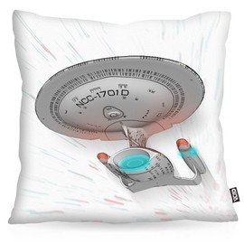 VOID NC-1701-D Cushion Cover Outdoor Indoor Trekkie Trek Star Cushion Size: 40 x 40 cm